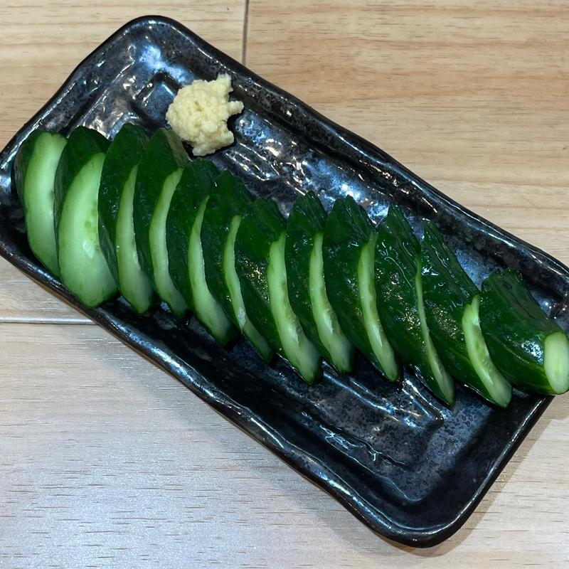 きゅうりの浅漬け(大衆串かつ酒場なかむら 福島店)