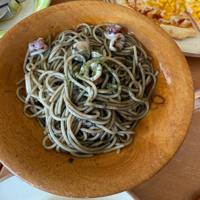 イカの墨入りセピアソース(サイゼリヤ ベルクスモール足立花畑店)