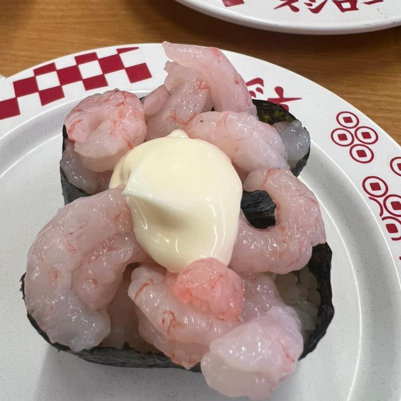 甘えび軍艦(スシロー 三木店)