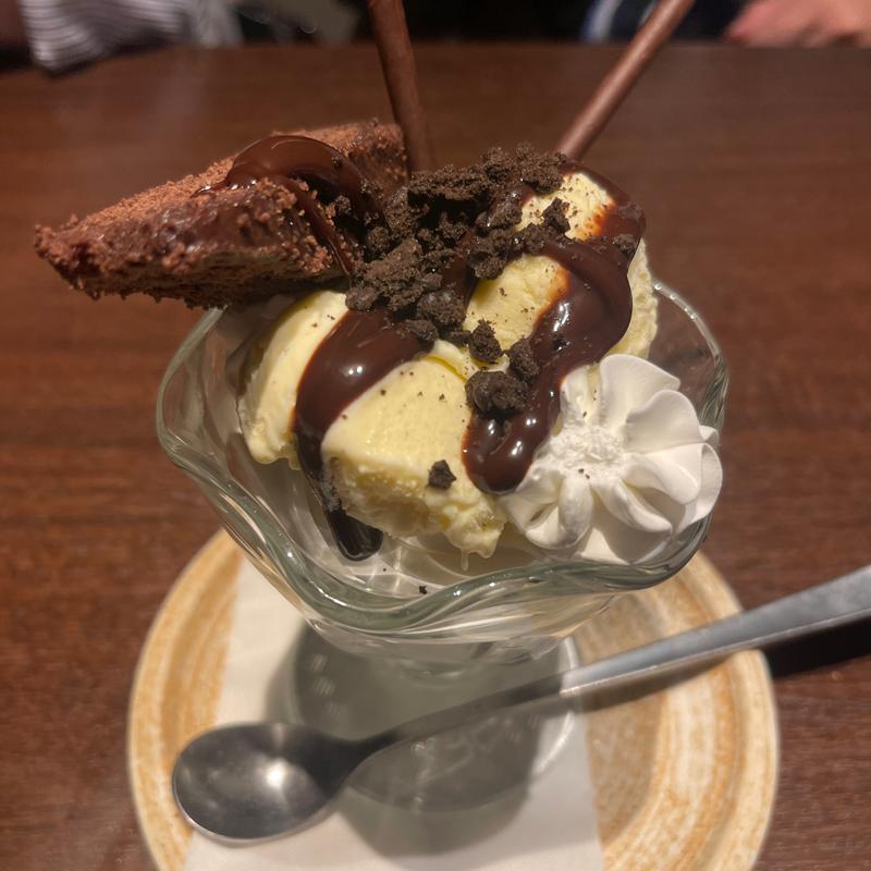 チョコブラウニーパフェ(忍家 若葉店)