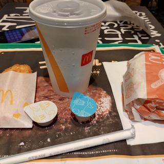 北海道4種のチーズてりやき セット(マクドナルド 広島本通店 )