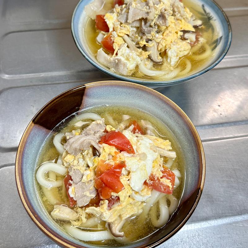 トマたま肉うどん(ベルクス 東墨田店)
