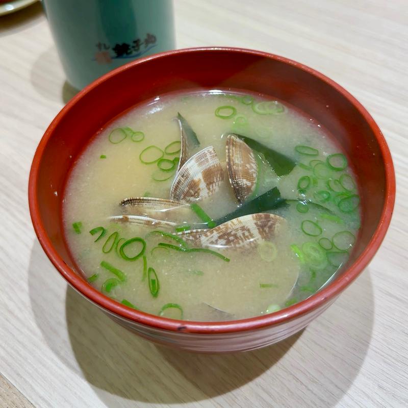 あさり味噌汁(すし銚子丸 亀戸店)
