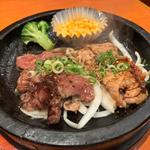 ジューシーハラミ&大阪ホルモンランチ