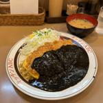 オムチキンカツカレー