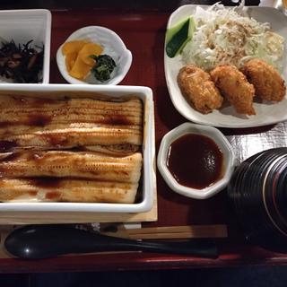 穴子と牡蠣フライの共演セット(まめたぬき )