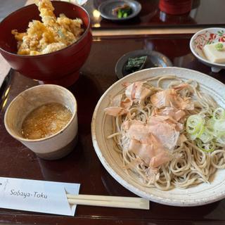 おろしそばと天丼ランチ(十九 （トク）)