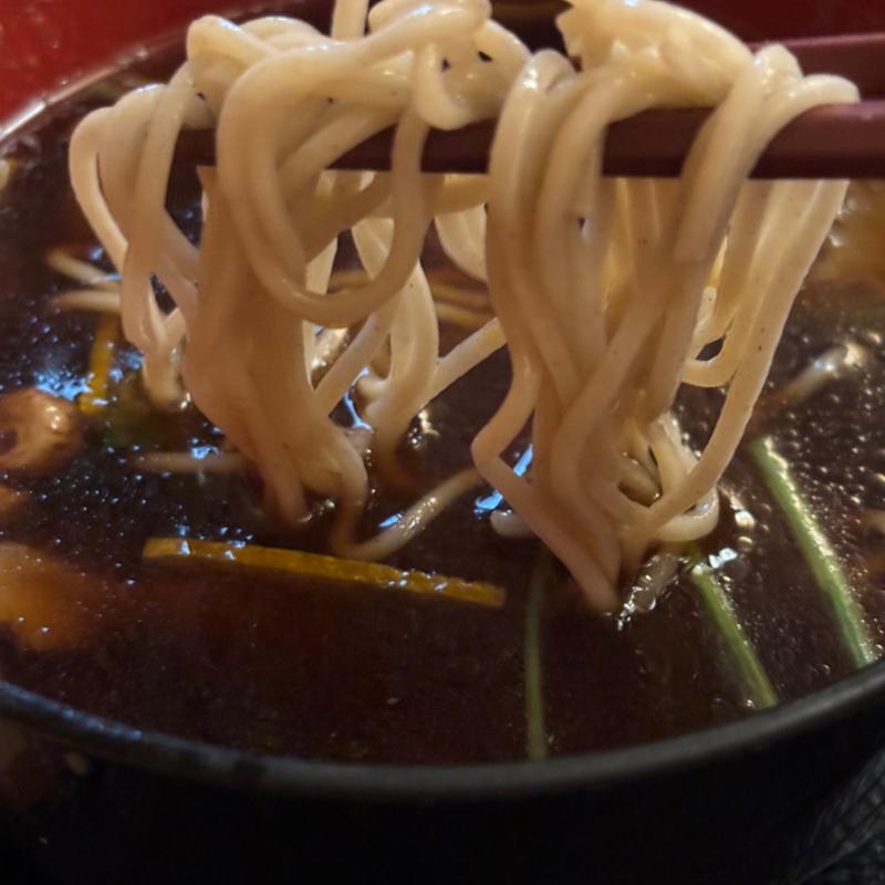 鴨汁そば(深大寺天然温泉 湯守の里 )