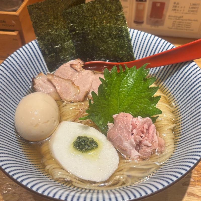 特製羅臼昆布の冷しとろみそば(焼きあご塩らー麺 たかはし )