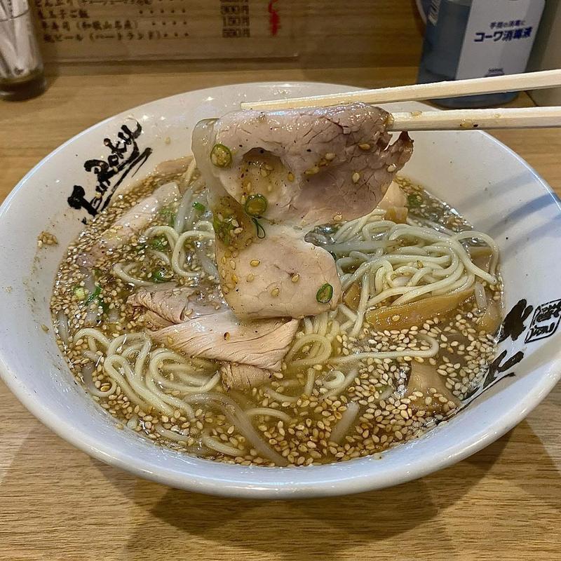 胡麻ラーメン 〆ご飯付き(麺屋 丈六)