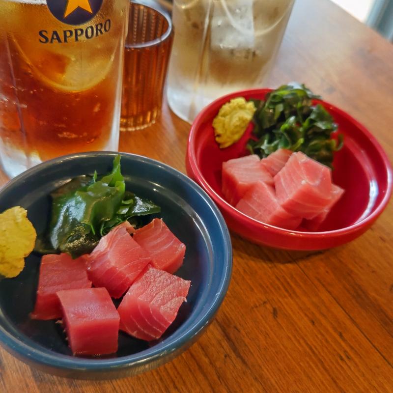 まぐろぶつ(大船一丁目やきとん)