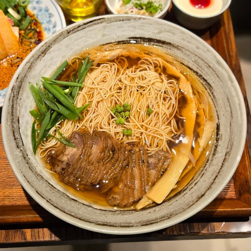 かしわ山椒汁そば(中華旬彩森本)