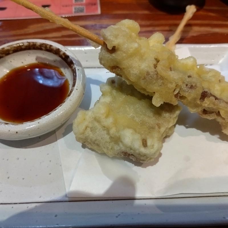 ホルモン天ぷら(焼きとん 大黒 袋町店)