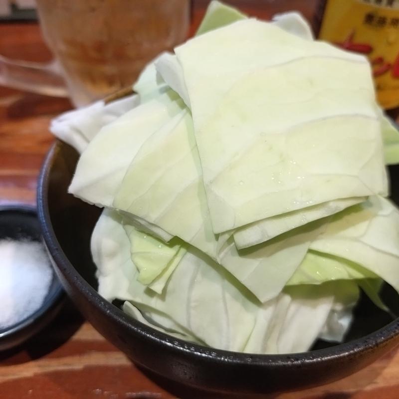 あら塩キャベツ(焼きとん 大黒 袋町店)