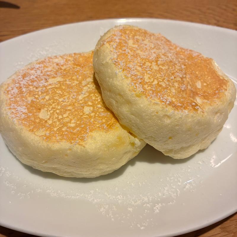 むさしの森珈琲特製ふわっとろっパンケーキ(むさしの森珈琲 六ッ川店)