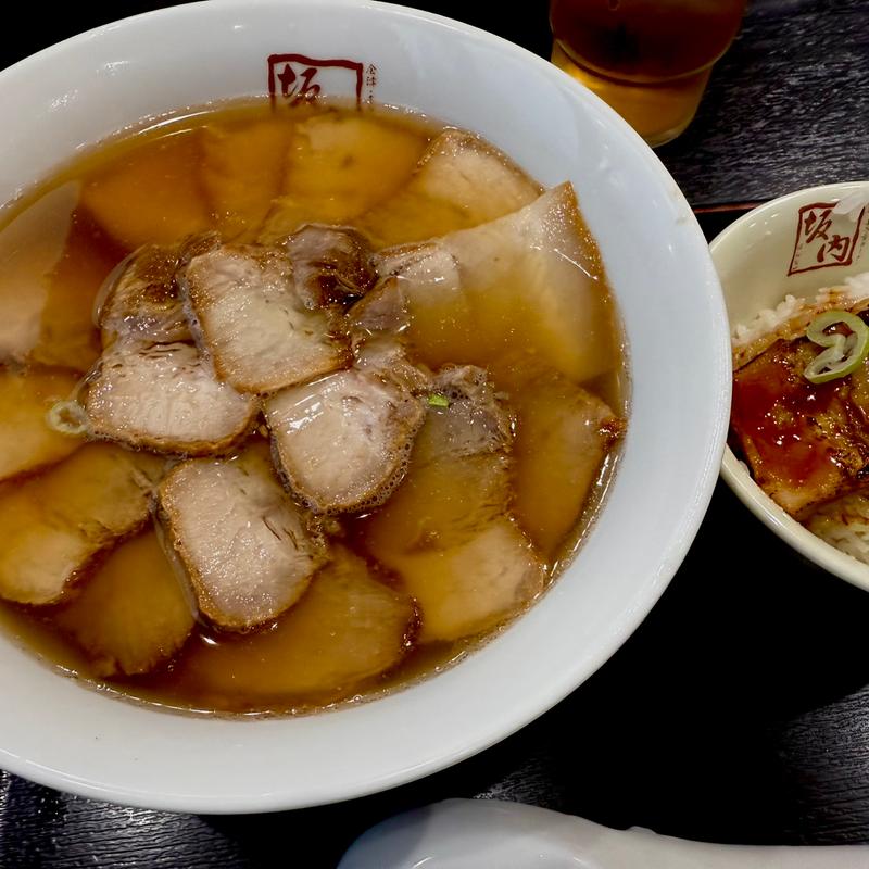焼豚ラーメン(喜多方ラーメン 坂内 岩槻店)