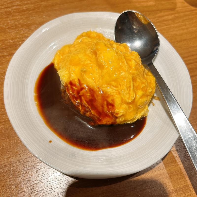 担々麺屋のオムライス（ミニ）(担々麺 あづま屋 天神店)