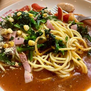 ほうれん草＋ちょこっとウインナー200g(パスタ・デ・ココ 中川荒江町店)