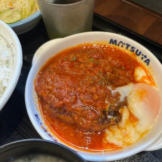 うまトマハンバーグ定食(松屋 中村橋店 )
