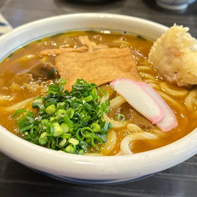 かしわカレーうどん(手打うどん すみた)