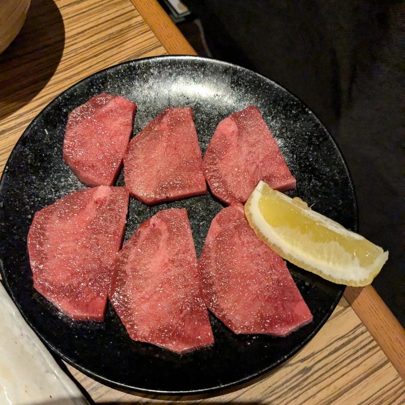 上タン塩(焼肉 福寿亭)