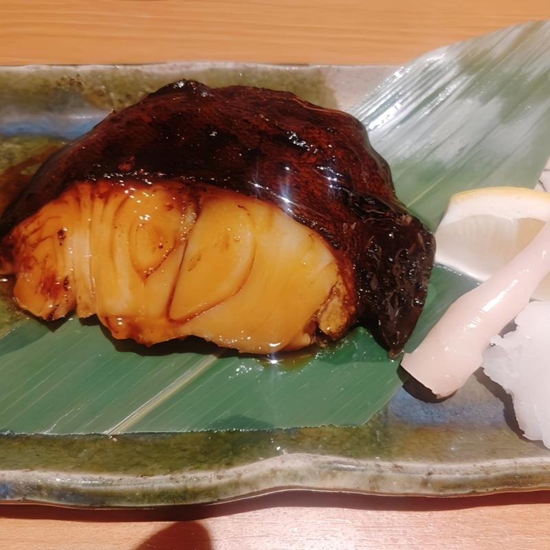 銀だら照り焼き(新潟・佐渡の旬と地酒のど黒のあくび 上野御徒町)