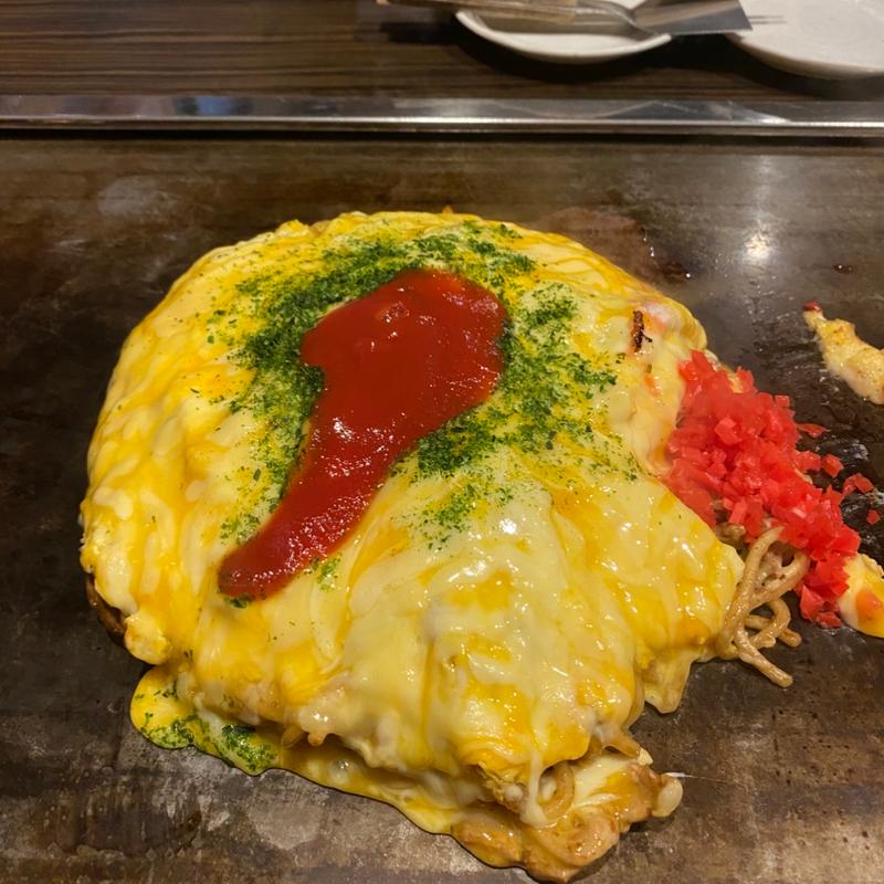 チーズオムそば(たぴおか食堂)