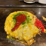 チーズオムそば