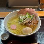 味玉肉そば塩