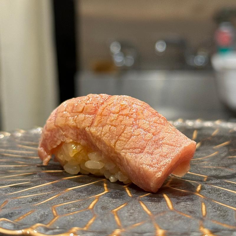 トロ炙り(鮨 極 はなれ)