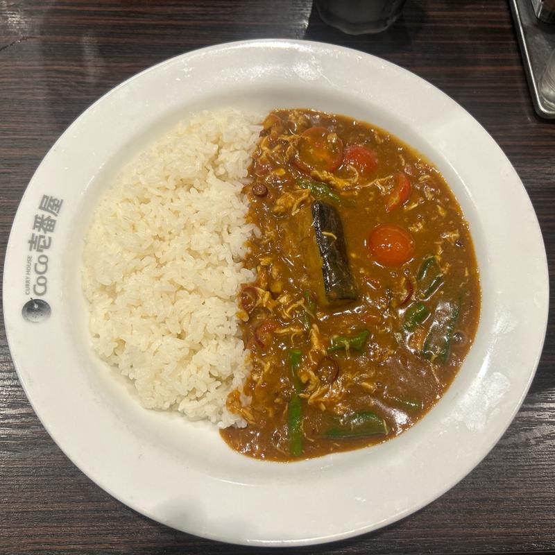 チキンと夏野菜カレー(CoCo壱番屋 ツインゲート橿原店 （ココイチバンヤ）)