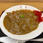 豚バラカツカレー(そば処 大菊総本店)