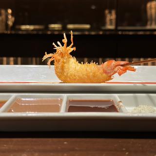 季節の串カツ10本コース　パン(串カツとワインの店 燈（Tou）)