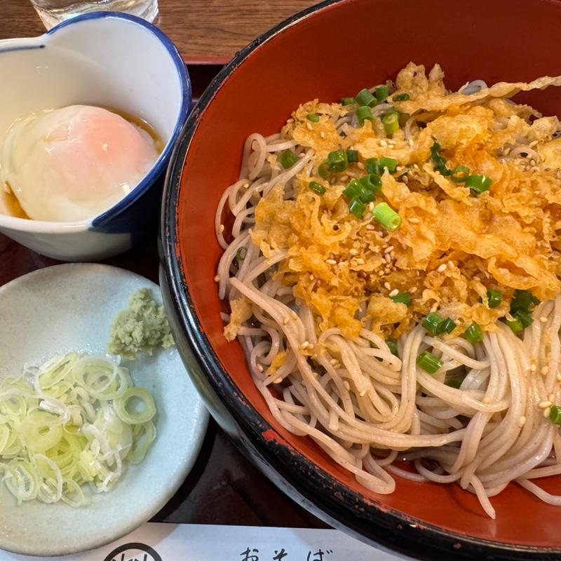 冷したぬきそば(やなぎや )