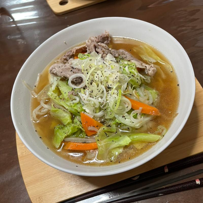 野菜ラーメン(創作料理　我家)