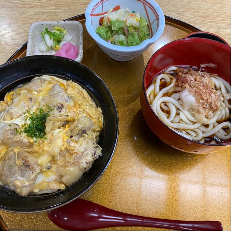 炭火香る親子丼セット(味わいそば 大名)