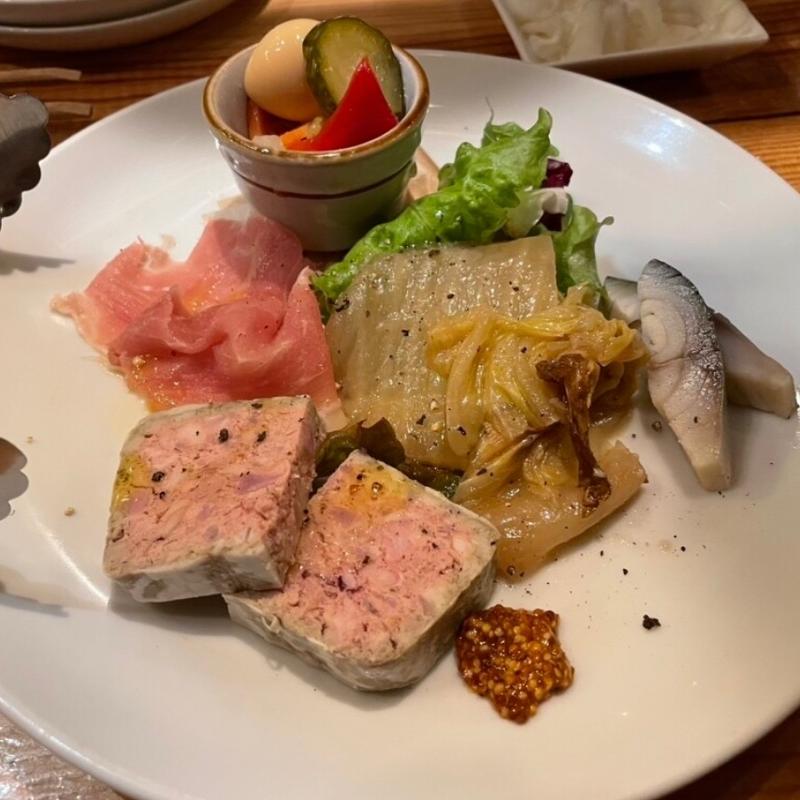 前菜盛合わせ4種(下町ビストロ リカリカ)