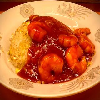 エビチリチャーハン(生駒軒 森下店)