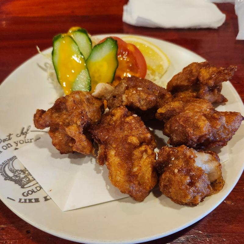 鶏のから揚げにんにく醤油(串カツ酒場 ごんぞう)
