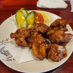 鶏のから揚げにんにく醤油