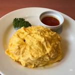 特製ケチャップのオムライス