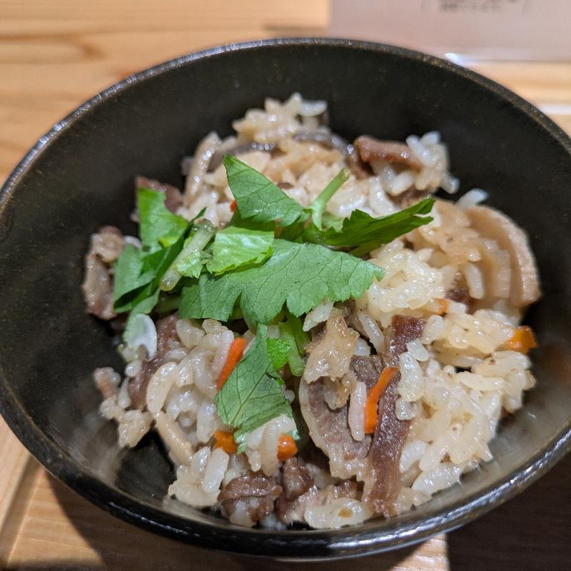 牛飯（本日のおすすめ飯）(中華そば 肴 yamago(ヤマゴ))