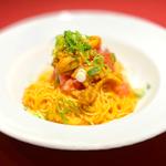 ウニの冷製パスタ