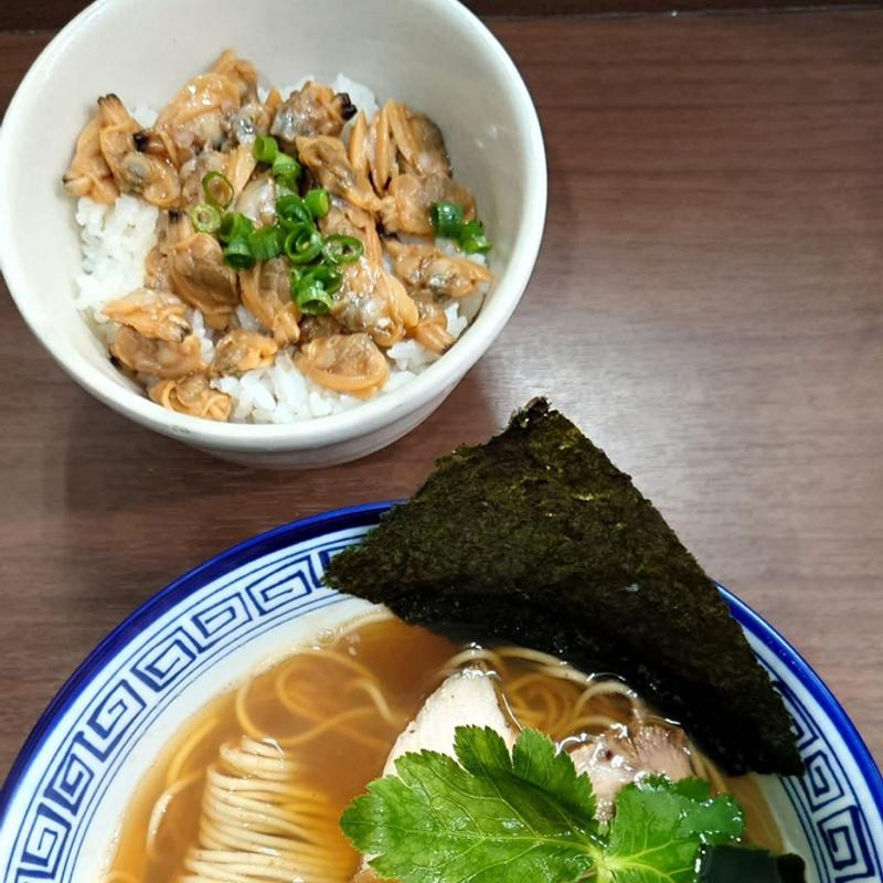 あさりバターご飯(煮干し中華そば 山形屋)