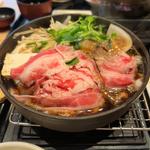 牛すき焼き定食(肉大盛り)
