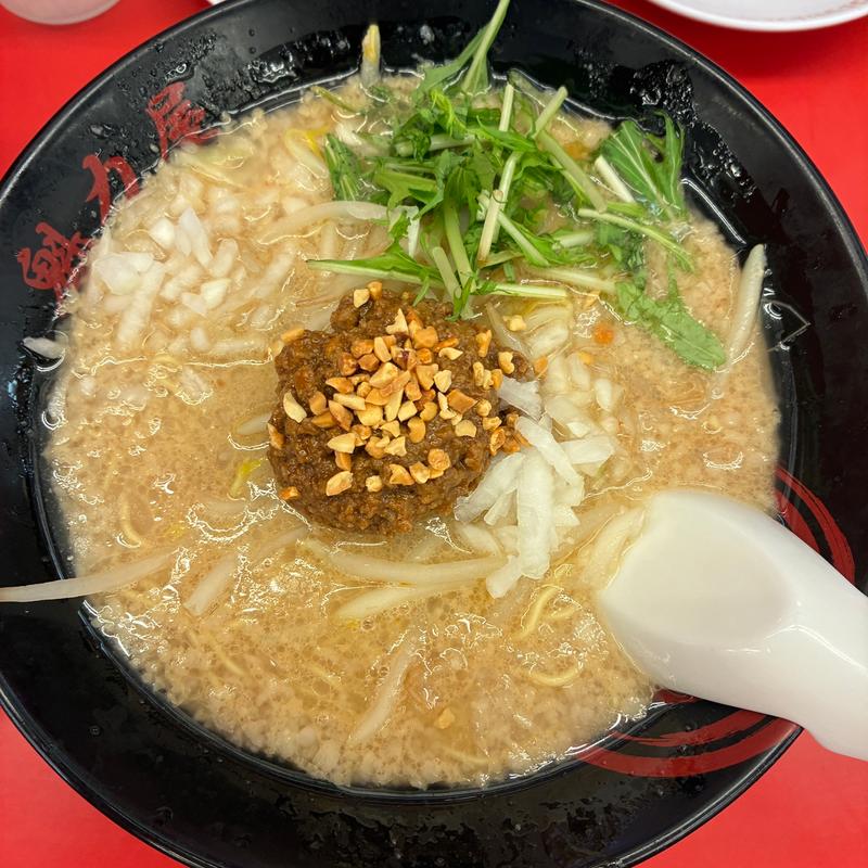 セアブラ担々麺(京都北白川ラーメン魁力屋 狩場店)