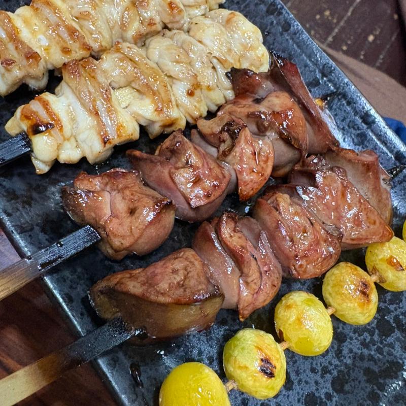 レバー　ねぎま　ぎんなん(串小屋)