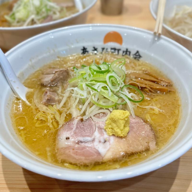 味噌ラーメン＋煮卵(あさひ町内会)