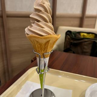 ソフトクリーム　コーヒーミルクミックス