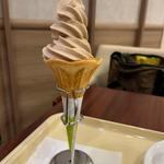 ソフトクリーム　コーヒーミルクミックス